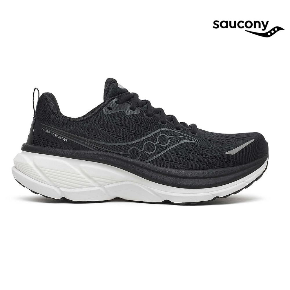 Buy Saucony Men Hurricane 25 Wide - Black / White for running in Singapore - Running Lab SG