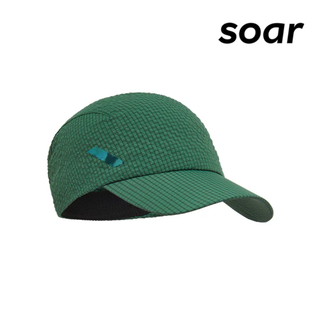 SOAR Running Unisex Dart Cap - Forest Green