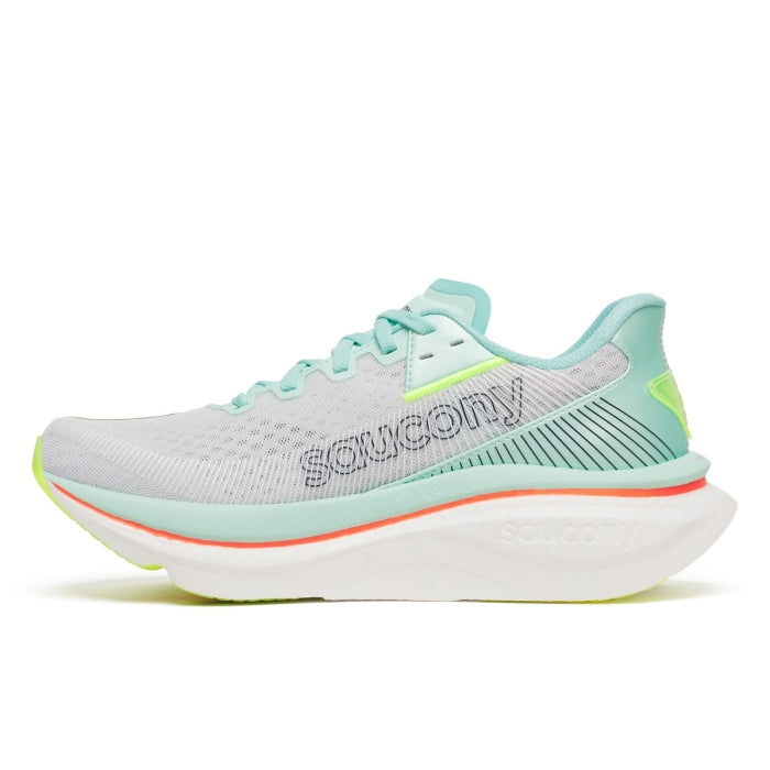 Buy Saucony Women Endorphin Azura - White / Splash for running in Singapore - Running Lab SG