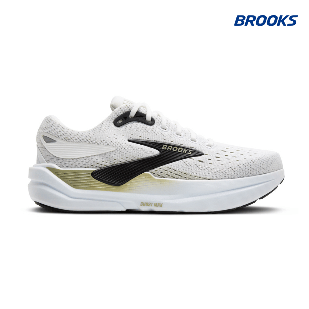 Brooks Men Ghost Max 3 Wide - Bright White / Tea / Black