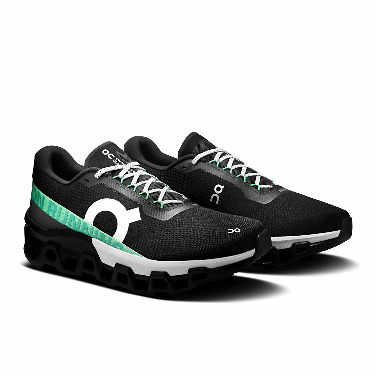On Men Cloudmonster 2 - Black / Glacier