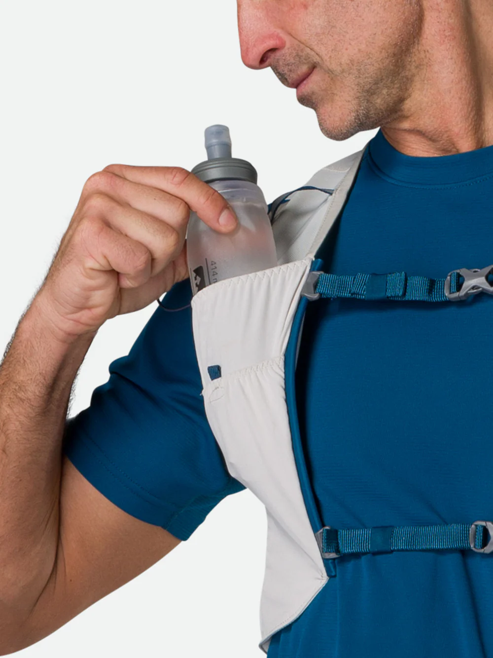 Nathan Sports Pinnacle Featherlite 1.5L Hydration Vest - Vapor Grey