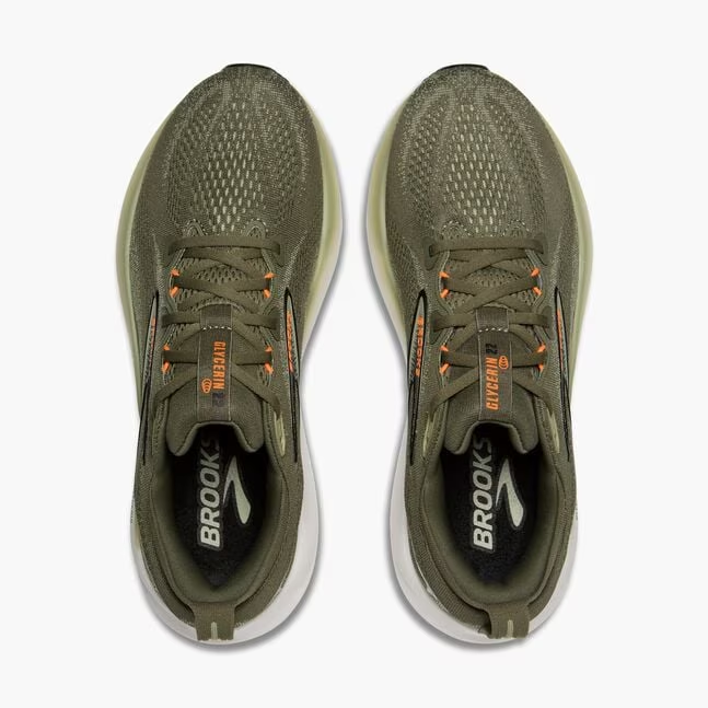 Brooks Men Glycerin 22 - Dusty Olive / Tea / Orange