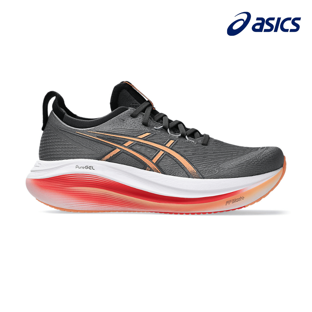 ASICS Men Gel-Nimbus 27 2E - Carbon / Mojave