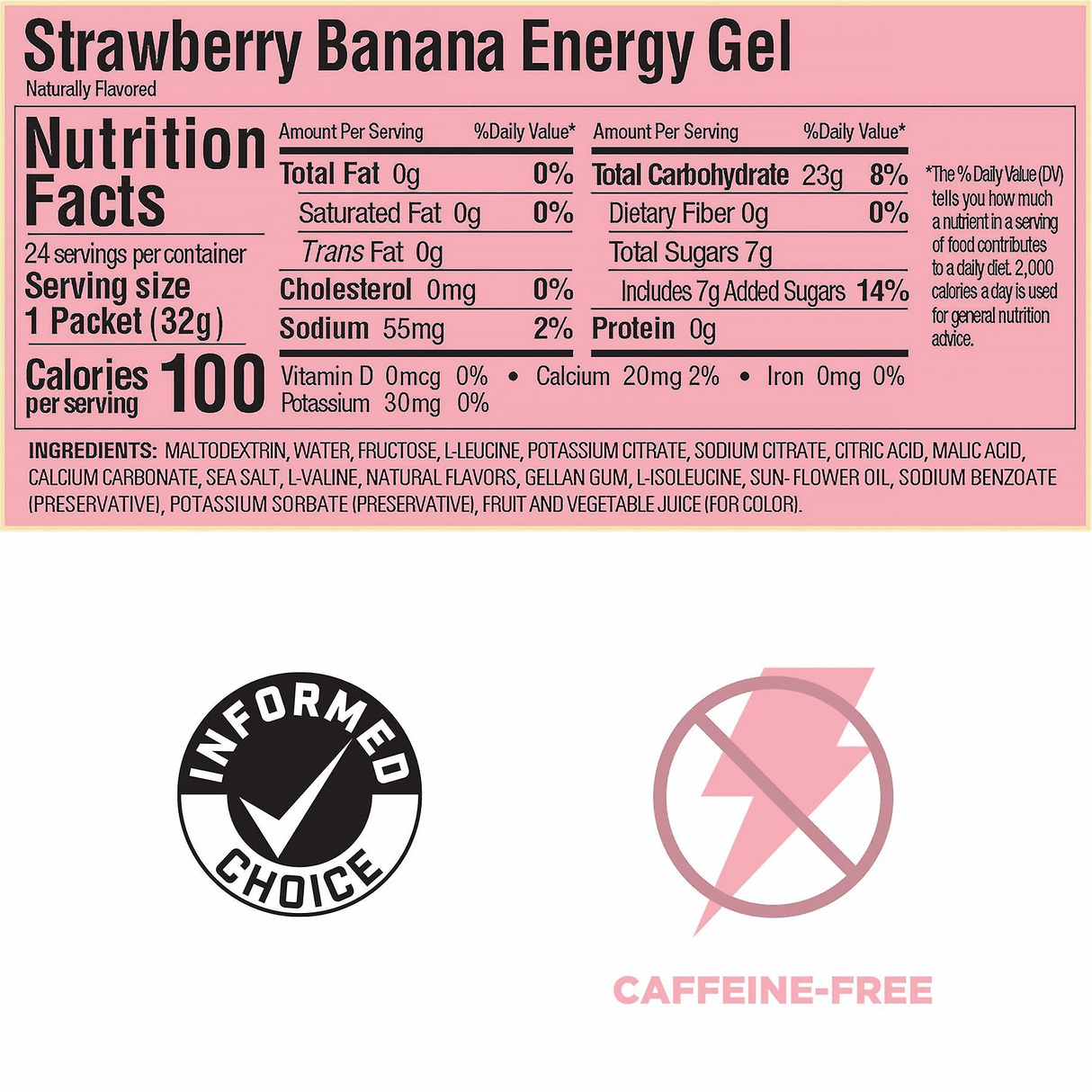 (6 Packs) GU Energy Gel - Strawberry Banana - Expiry Date: Feb 2025