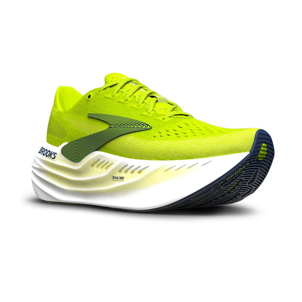 Brooks Men Glycerin Max - Lime / Navy Peony / White