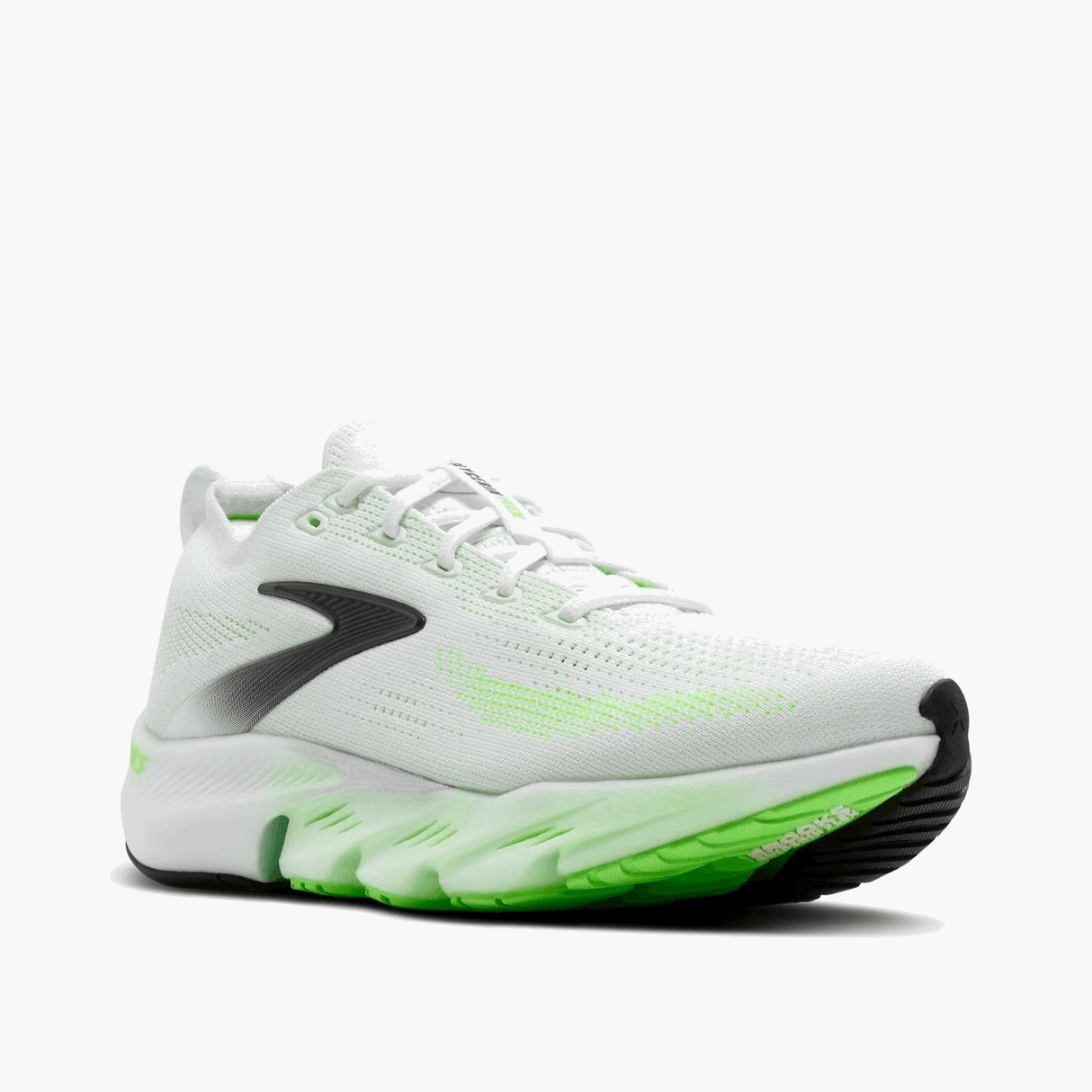 Buy Brooks Men Glycerin Flex - White / Green Gecko / Phantom for running in Singapore - Running Lab SG