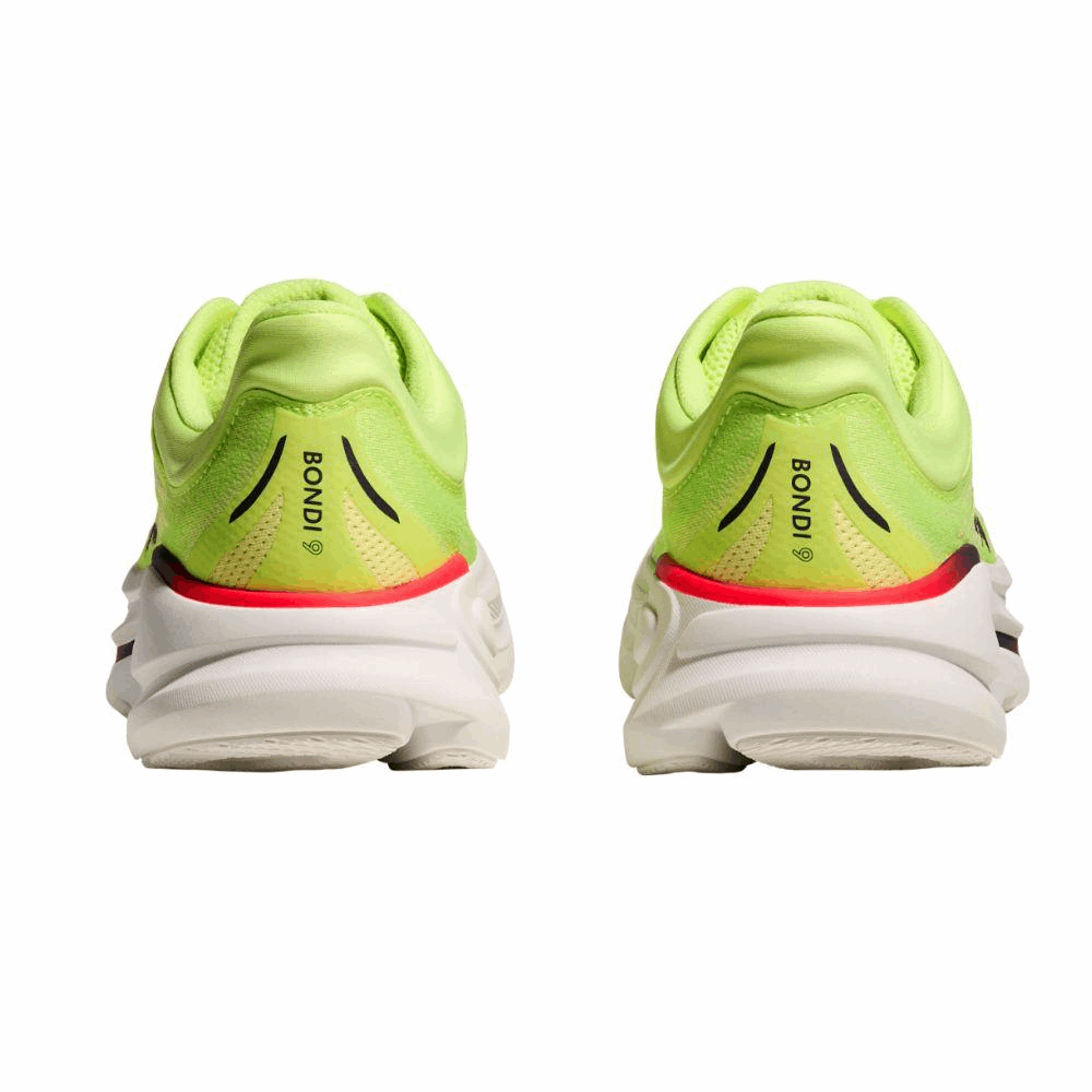 Buy HOKA Men Bondi 9 Wide - Neon Yuzu / Sunlight for running in Singapore - Running Lab SG