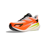 HOKA Men Mach X 3 - White / Neon Tangerine