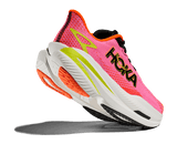 HOKA Women Mach X 3 Wide - Neon Rose / Neon Tangerine
