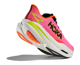 HOKA Women Mach X 3 Wide - Neon Rose / Neon Tangerine