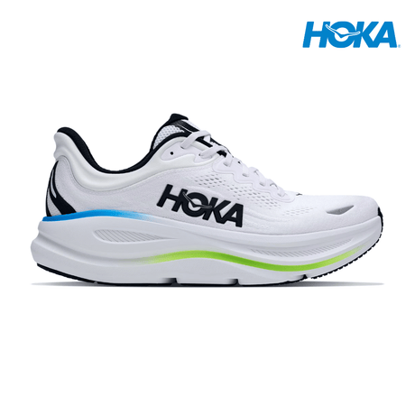 Buy HOKA Men Bondi 9 Wide - Frost / Black for running in Singapore - Running Lab SG