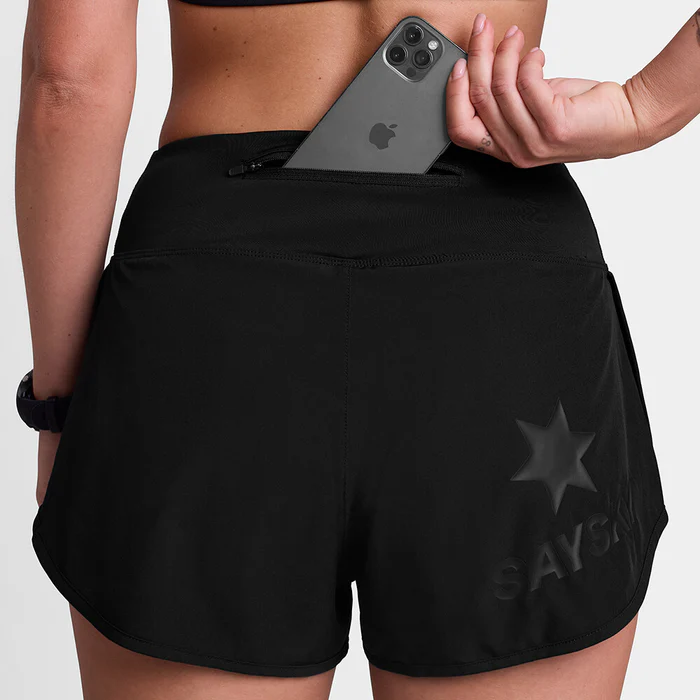 Buy SAYSKY Women Pace Shorts 3" - Black for running in Singapore - Running Lab SG