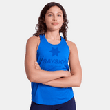 Buy SAYSKY Women Logo Combat Pro Singlet - Blue for running in Singapore - Running Lab SG