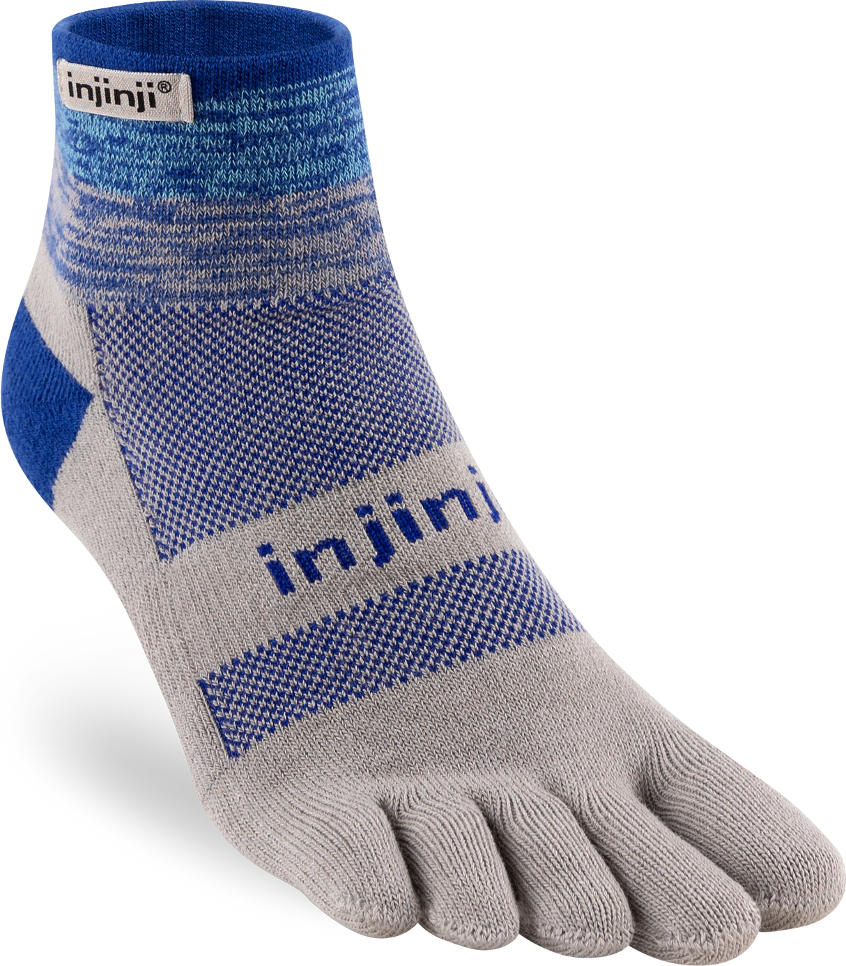 Injinji Trail Midweight Mini-Crew Coolmax - Neptune