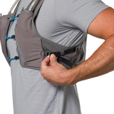 Nathan Sports Pinnacle Breeze 4L Hydration Race Vest - Charcoal / Electric Blue