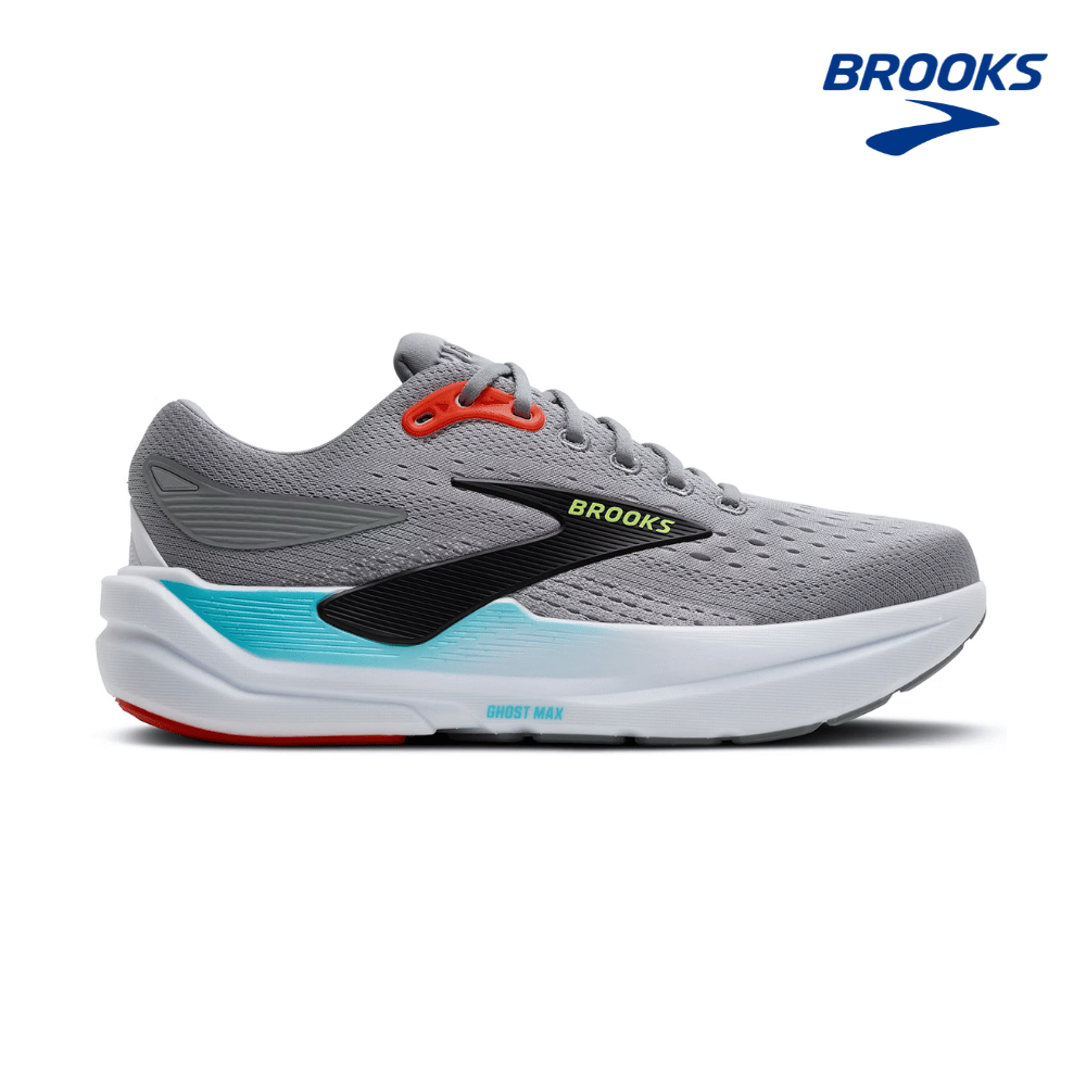 Brooks Men Ghost Max 3 - Primer Grey / Antarctica / Red