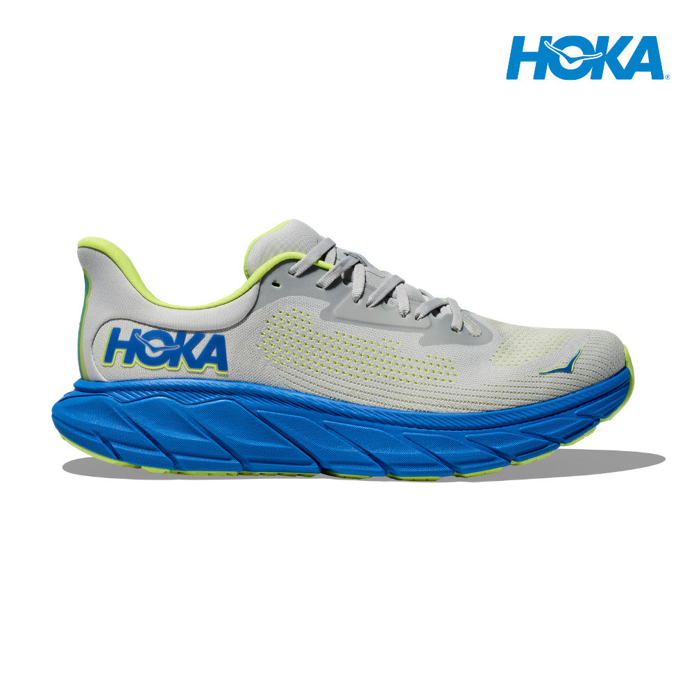 HOKA Men Arahi 7 Wide - Stardust / Electric Cobalt – Running Lab