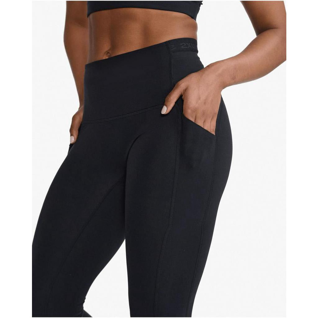 2XU Women Form Stash Hi-Rise Compression 7/8 Tights - Black