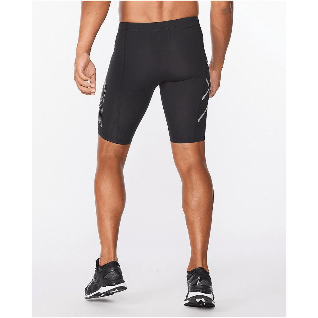2XU Men Core Compression Shorts - Black / Silver – Running Lab