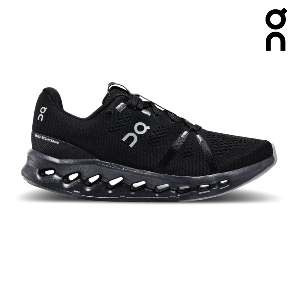 All black womens gym shoes online