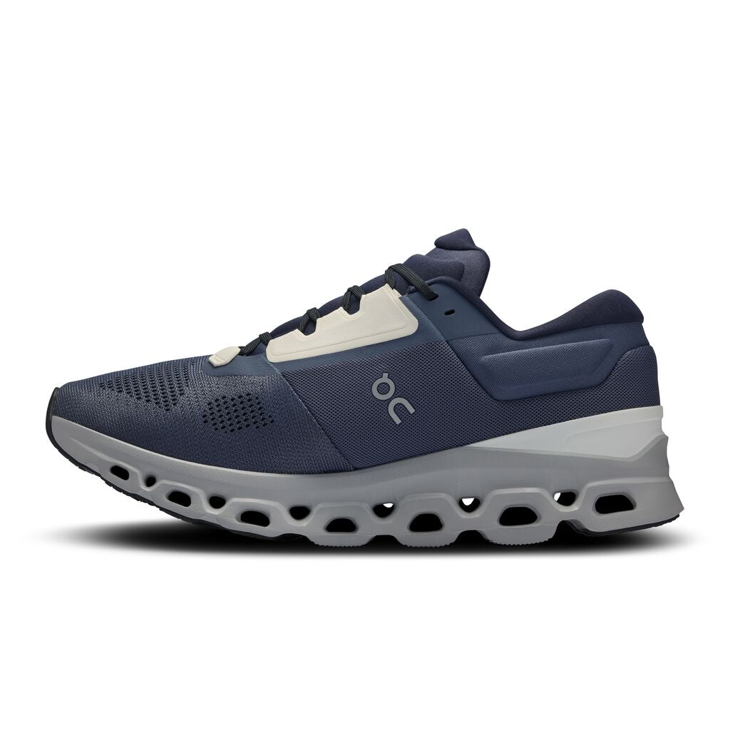 On Cloudstratus 2メンズネイビー ランニングシューズ25.5cm On Men Cloudstratus 3 - Metal / Glacier – Running Lab Singapore