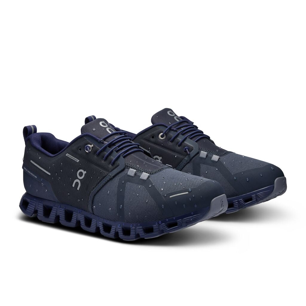 On Running Men Cloud 5 Waterproof Navy Ink