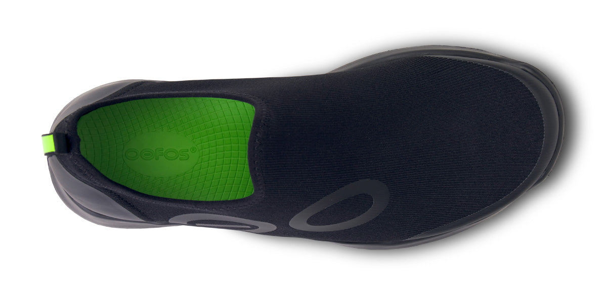 OOFOS Men OOmg Sport - Black / Black – Running Lab Singapore