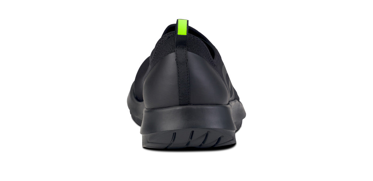 OOFOS Men OOmg Sport - Black / Black – Running Lab Singapore