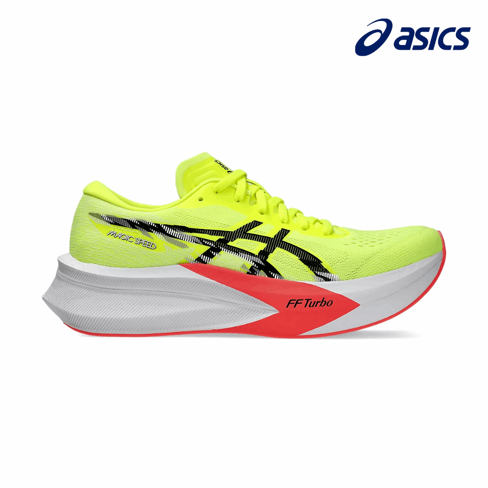 ASICS Men Magic Speed 4 2E Safety Yellow Black