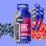 (6 Packs) GU Roctane Gel - Blueberry Pomegranate - Expiry Date: July 2025