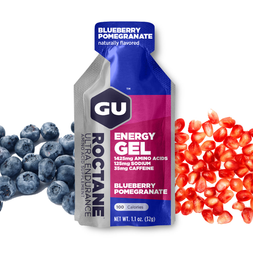 (6 Packs) GU Roctane Gel - Blueberry Pomegranate - Expiry Date: April 2025