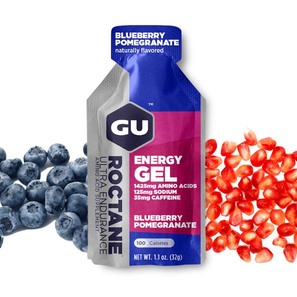 (6 Packs) GU Roctane Gel - Blueberry Pomegranate - Expiry Date: July 2025