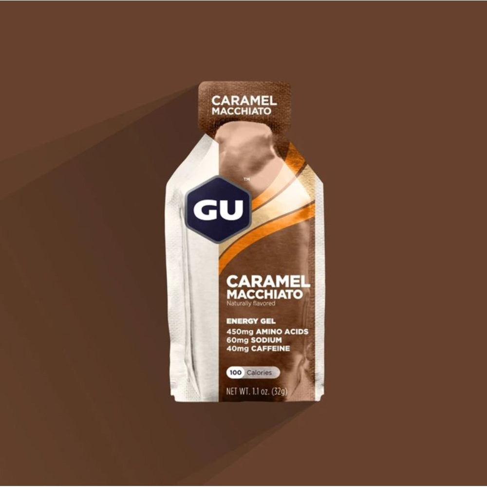 (6 Packs) GU Energy Gel - Caramel Macchiato - Expiry Date: Nov 2026