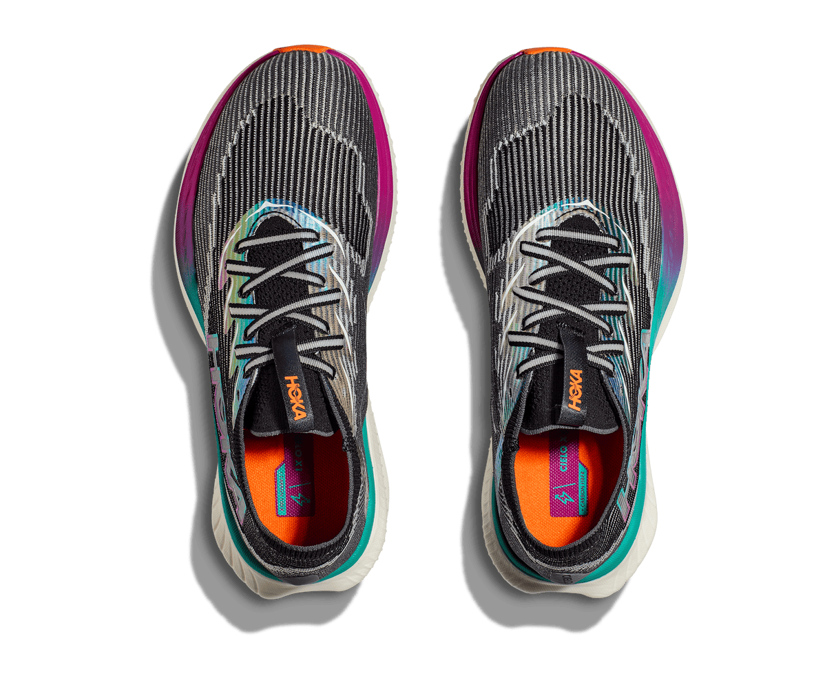 HOKA Unisex Cielo X1 - Black / Electric Aqua