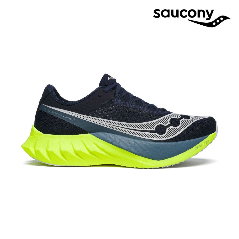 Saucony Men Endorphin Pro 4 - Navy / Citron