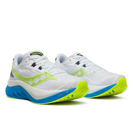 Saucony Men Endorphin Speed 4  - White / Viziblue