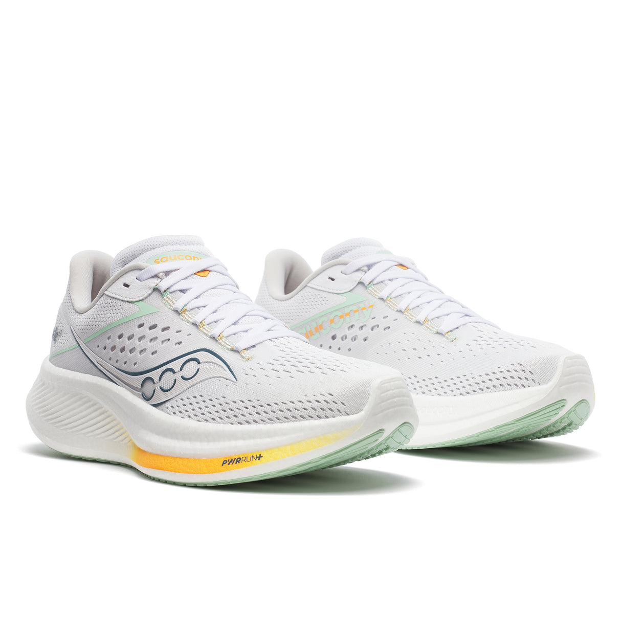 Saucony Women Ride 17 - White / Peel