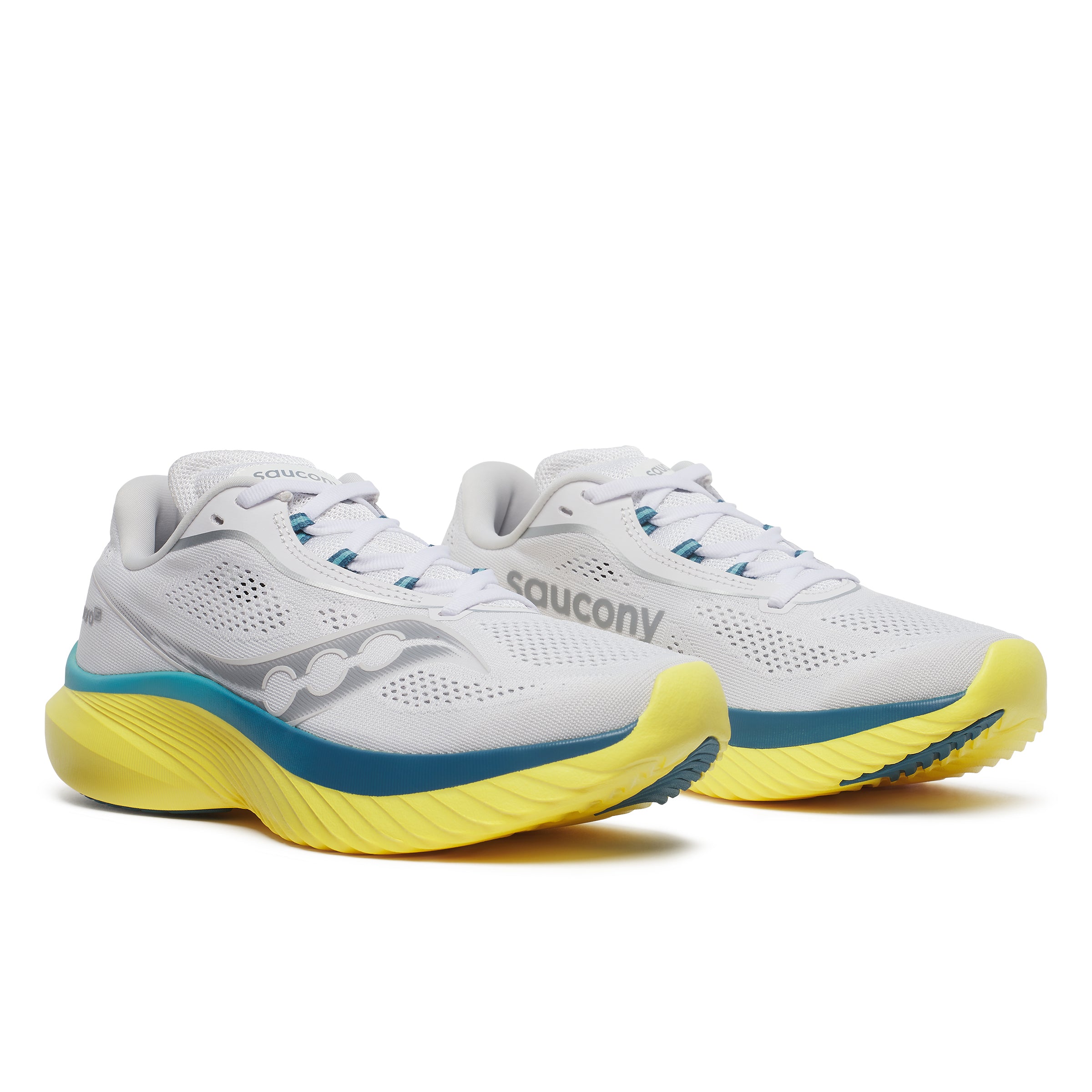 Saucony Women Kinvara 15 White Finch Running Lab Singapore