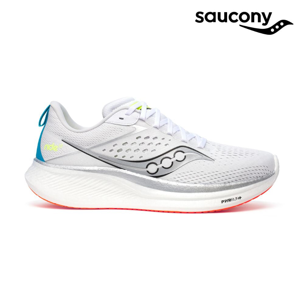 Saucony Men Ride 17 - White / Vizi