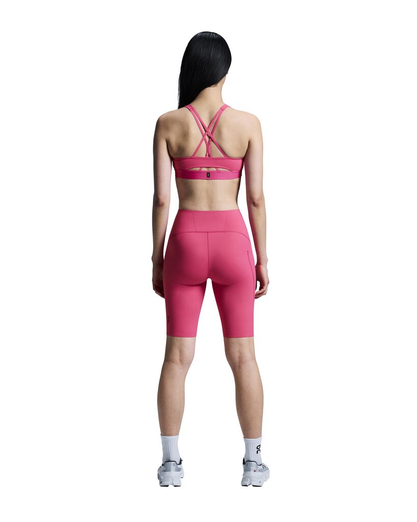 On Women Movement Tights Shorts - Pink – Running Lab Singapore
