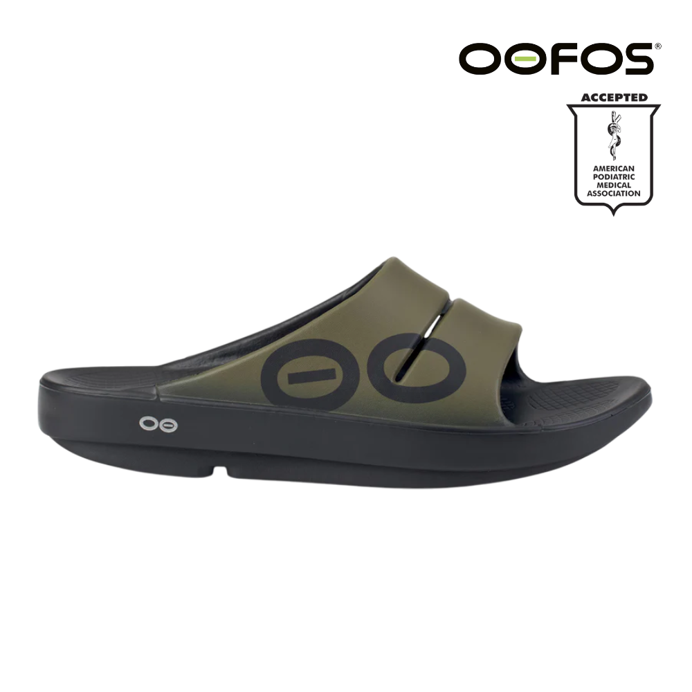 OOFOS Unisex OOahh - Tactical Green