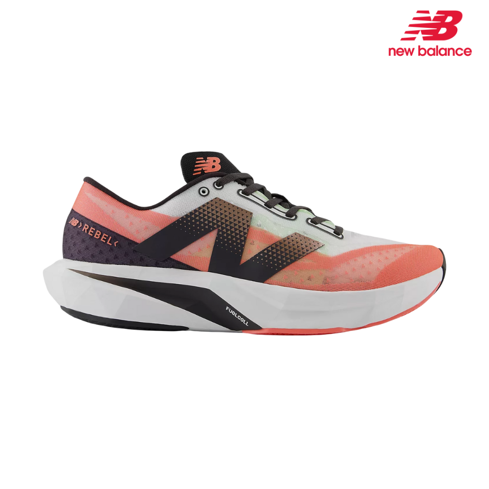 New Balance Men FuelCell Rebel V4 - Drift Red / Black Cement New Balance Men FuelCell Rebel V4 - Drift Red / Black Cement