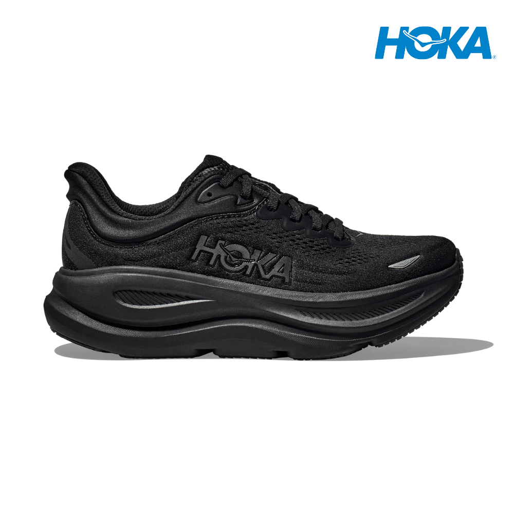 HOKA Men Bondi 9 Wide - Black / Black