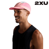 2XU Unisex Light Speed Small Cap - Digital Peach / Pink Glow