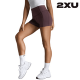 2XU Women Form Soft Touch Hi-Rise Compression Shorts - Raisin / Raisin