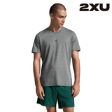 2XU Men Motion Soft Jersey Tee - Harbour Mist / Black