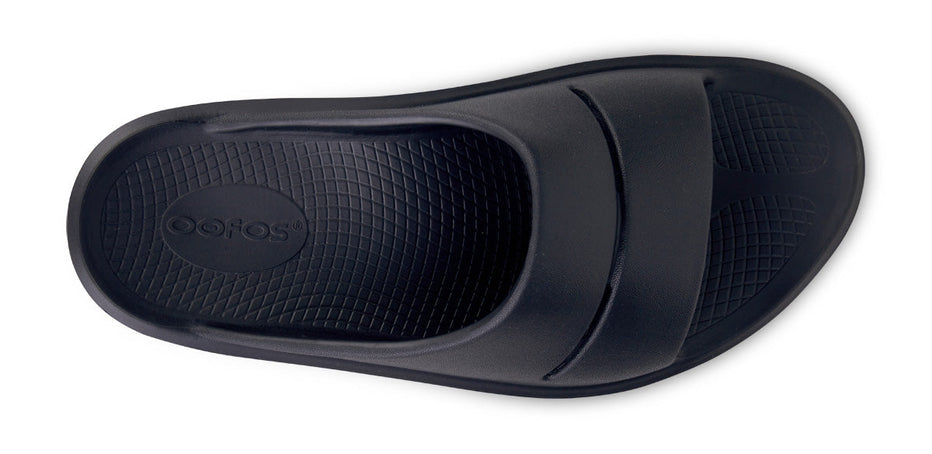 OOFOS Women OOmega OOahh Slide - Matte Black