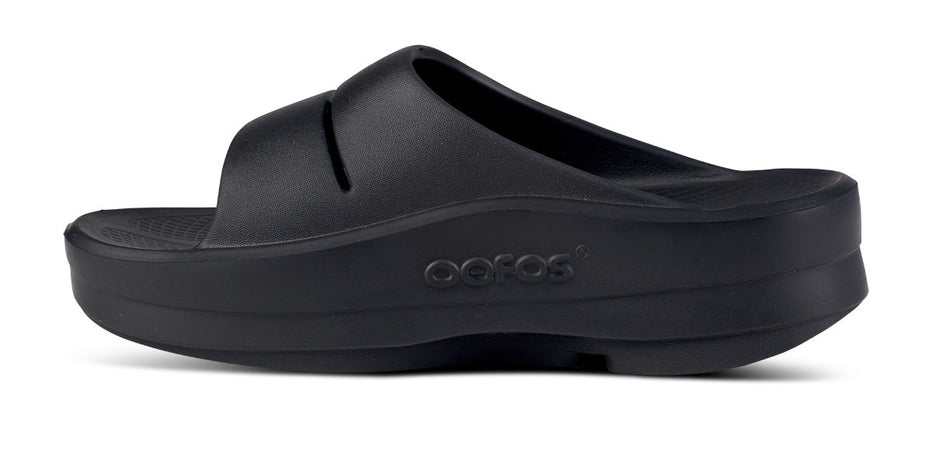 OOFOS Women OOmega OOahh Slide - Matte Black