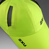2XU Unisex Run Cap - Volt / Black